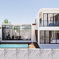 Contemporary elegance 2-bedroom leasehold villa in Batu bolong. Villas in Bali for Sale: Вилла в Чангу, Бали за 282 тыс. USD. Leasehold. Предварительный просмотр фото #1