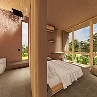 Newly constructed four bedroom villa in peaceful Tumbak Bayuh village. Villas in Bali for Sale: Вилла в Чангу, Бали за 810 тыс. USD. Leasehold. Предварительный просмотр фото #12