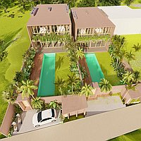 Newly constructed four bedroom villa in peaceful Tumbak Bayuh village. Villas in Bali for Sale: Вилла в Чангу, Бали за 810 тыс. USD. Leasehold. Предварительный просмотр фото #1