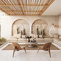 Stunning Mediterranean Inspired 2-Bedroom Villas In The Heart Of Berawa. Villas in Bali for Sale: Villa in Berawa (Canggu), Bali for 279 Thousands USD. Leasehold. Preview of photo #1