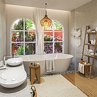 Unique Four-Bedroom Leasehold Villa with Mediterranean Touch Near Beaches in Cemagi. Villas in Bali for Sale: Вилла в Цемаги, Бали за 590 тыс. USD. Leasehold. Предварительный просмотр фото #4