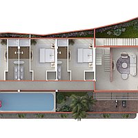 Unique Four-Bedroom Leasehold Villa with Mediterranean Touch Near Beaches in Cemagi. Villas in Bali for Sale: Вилла в Цемаги, Бали за 590 тыс. USD. Leasehold. Предварительный просмотр фото #7