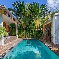 Homey Style Spacious Three-Bedroom Villa with Long Lease in Tegal Cupek. Villas in Bali for Sale: Вилла в Керобокан, Бали за 499 тыс. USD. Leasehold. Предварительный просмотр фото #1