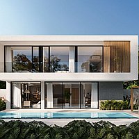 Modern stunning three bedroom villa in Bumbak. Villas in Bali for Sale: Вилла в Керобокан, Бали за 425 тыс. USD. Leasehold. Предварительный просмотр фото #1