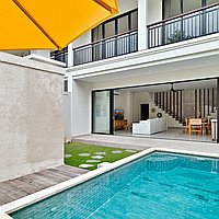 Exclusive Two-Bedroom Villa in Kerobokan with a Long Lease Term. Villas in Bali for Sale: Vila di Kerobokan, Bali untuk 215 Ribuan USD. Leasehold. Pratinjau foto #4