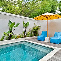 Exclusive Two-Bedroom Villa in Kerobokan with a Long Lease Term. Villas in Bali for Sale: Vila di Kerobokan, Bali untuk 215 Ribuan USD. Leasehold. Pratinjau foto #5