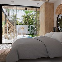 Modern villa with rooftop entertainment in prime Bumbak area. Villas in Bali for Sale: Вилла в Керобокан, Бали за 297 тыс. USD. Leasehold. Предварительный просмотр фото #11