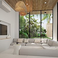 Modern villa with rooftop entertainment in prime Bumbak area. Villas in Bali for Sale: Вилла в Керобокан, Бали за 297 тыс. USD. Leasehold. Предварительный просмотр фото #5