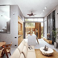 Modern Leasehold Villa with Private Pool Near Pandawa Beach. Villas in Bali for Sale: Villa in Bukit South, Bali for 303 Thousands USD. Leasehold. Preview photo #4