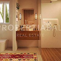 Amazing Tropical Hillside View Villas In Bingin. Villas in Bali for Sale: Villa in Bingin, Bali for 2.3 Million HKD. Leasehold. Preview photo #8