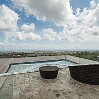 Ultra-chic modern villa with panoramic views of Jimbaran Bay and Benoa. Villas in Bali for Sale: Villa in Bukit South, Bali for 25.5 Billion IDR. Freehold. Preview photo #14