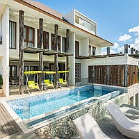 Stunning Modern Villa with Ocean View in Jimbaran. Villas in Bali for Sale: Вилла в Bukit South, Бали за 1227 тыс. USD. Freehold. Предварительный просмотр фото #3