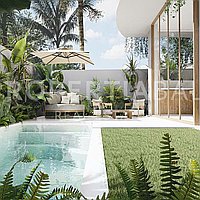 Tropical Famiily Home In Nyang Nyang. Villas in Bali for Sale: Vila di Uluwatu, Bali untuk 317 Ribuan USD. Leasehold. Pratinjau foto #8