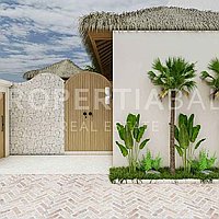 Tranquil Tropical Villa Design In Pecatu. Villas in Bali for Sale: Vila di Uluwatu, Bali untuk 219 Ribuan USD. Leasehold. Pratinjau foto #7