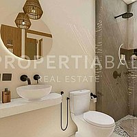 Tranquil Tropical Villa Design In Pecatu. Villas in Bali for Sale: Vila di Uluwatu, Bali untuk 219 Ribuan USD. Leasehold. Pratinjau foto #6