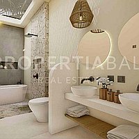 Tranquil Tropical Villa Design In Pecatu. Villas in Bali for Sale: Vila di Uluwatu, Bali untuk 219 Ribuan USD. Leasehold. Pratinjau foto #4