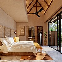 Off-plan stylish one bedroom villa in Petitenget. Villas in Bali for Sale: Вилла в Семиньяк, Бали за 226 тыс. USD. Leasehold. Предварительный просмотр фото #6