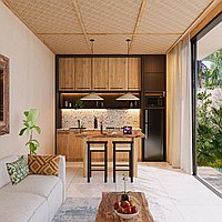 Off-plan stylish one bedroom villa in Petitenget. Villas in Bali for Sale: Вилла в Семиньяк, Бали за 226 тыс. USD. Leasehold. Предварительный просмотр фото #5