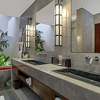 Stunning 12 Bed Villa Estate – Two Interconnected 6 Bedroom Villas in Gated Seminyak Community. Villas in Bali for Sale: Villa in Seminyak, Bali for 1550 Thousands USD. Leasehold. Preview photo #7