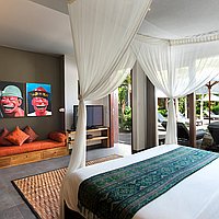 Stunning 12 Bed Villa Estate – Two Interconnected 6 Bedroom Villas in Gated Seminyak Community. Villas in Bali for Sale: Villa in Seminyak, Bali for 1550 Thousands USD. Leasehold. Preview photo #13
