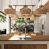 Luxurious Tropical Mediterranean Three-Bedroom Villa with Jacuzzi, Steps from Tranquil Seseh Beach. Villas in Bali for Sale: Вилла в Сесех, Бали за 432 тыс. USD. Leasehold. Предварительный просмотр фото #4