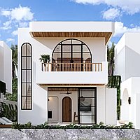 Charming Two-Bedroom Mediterranean Villa in Seseh Beachside. Villas in Bali for Sale: Вилла в Сесех, Бали за 269 тыс. USD. Leasehold. Предварительный просмотр фото #1