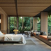 Luxurious Tropical Splendor: Off Plan Three-Bedroom Riverfront Villa Near Nyanyi Beach. Villas in Bali for Sale: Вилла в Табанан, Бали за 797 тыс. USD. Freehold. Предварительный просмотр фото #3