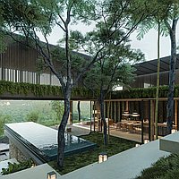 Luxurious Tropical Splendor: Off Plan Three-Bedroom Riverfront Villa Near Nyanyi Beach. Villas in Bali for Sale: Вилла в Табанан, Бали за 797 тыс. USD. Freehold. Предварительный просмотр фото #6