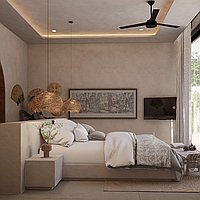 Serene mediterranean 4-bedroom villa with rice field views in Kaba-kaba. Villas in Bali for Sale: Villa in Tabanan, Bali for 491 Thousands USD. Leasehold. Preview photo #11