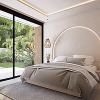 Serene mediterranean 4-bedroom villa with rice field views in Kaba-kaba. Villas in Bali for Sale: Villa in Tabanan, Bali for 491 Thousands USD. Leasehold. Preview photo #7