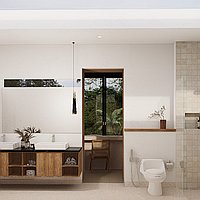 Serene mediterranean 4-bedroom villa with rice field views in Kaba-kaba. Villas in Bali for Sale: Villa in Tabanan, Bali for 491 Thousands USD. Leasehold. Preview photo #12