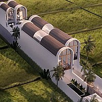 A Choice of Two Brand New Two-Bedroom Villas with Unique Aesthetics in Tabanan. Villas in Bali for Sale: Вилла в Табанан, Бали за 225 тыс. USD. Leasehold. Предварительный просмотр фото #4