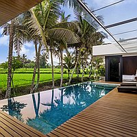 Spectacular rice field view villa in Sayan, Ubud. Villas in Bali for Sale: Вилла в Убуд, Бали за 322 тыс. USD. Leasehold. Предварительный просмотр фото #9
