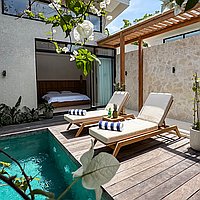 Charming One-Bedroom Villa with a Modern Rustic Theme, Prime Uluwatu Locale. Villas in Bali for Sale: Villa in Uluwatu, Bali for 195 Thousands USD. Leasehold. Preview of photo #1