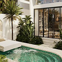 Brand New 1-Bedroom Villas in Uluwatu, Double-Storey, Close to the  Beach. Villas in Bali for Sale: Вилла в Улувату, Бали за 185 тыс. USD. Leasehold. Предварительный просмотр фото #1