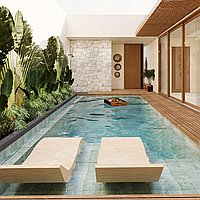 Off-Plan Two-Bedroom Villa with Long Lease, Close to Melasti Beach. Villas in Bali for Sale: Вилла в Унгасан, Бали за 270 тыс. USD. Leasehold. Предварительный просмотр фото #1