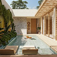 Off-Plan Two-Bedroom Villa with Long Lease, Close to Melasti Beach. Villas in Bali for Sale: Вилла в Унгасан, Бали за 270 тыс. USD. Leasehold. Предварительный просмотр фото #3