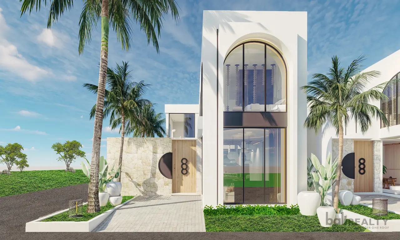 Stylish Three-Bedroom Villa with Rooftop Lounge, Close to Balangan Beach. Villas in Bali for Sale: Villa in Balangan, Bali for 4,5 Billion IDR. Freehold. Main Photo