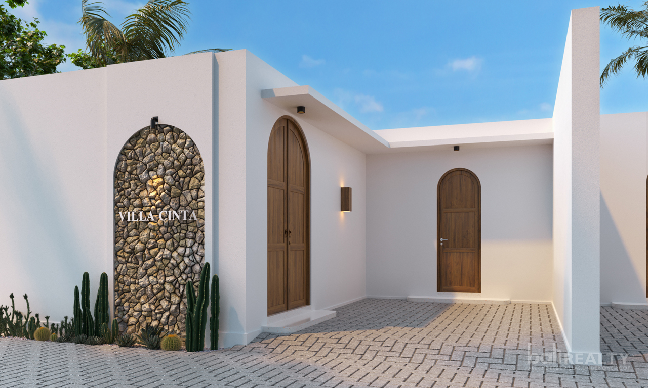 Two-Bedroom Mediterranean Villa with Rice Field Scenery in Canggu. Villas in Bali for Sale: Villa in Canggu, Bali for 1,8 Million HKD. Leasehold. Main Photo