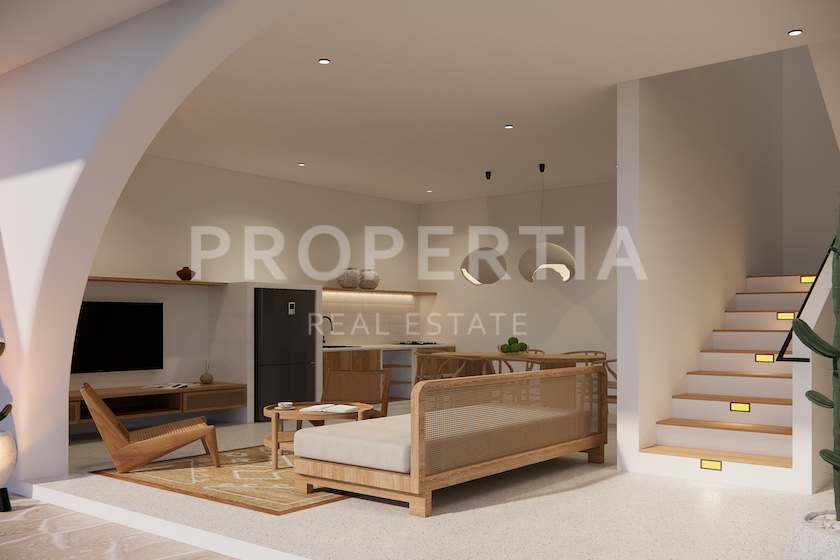 Modern Mediterranean Villa In Padonan. Villas in Bali for Sale: Villa in Canggu, Bali for 43,7 Million JPY. Freehold. Main Photo