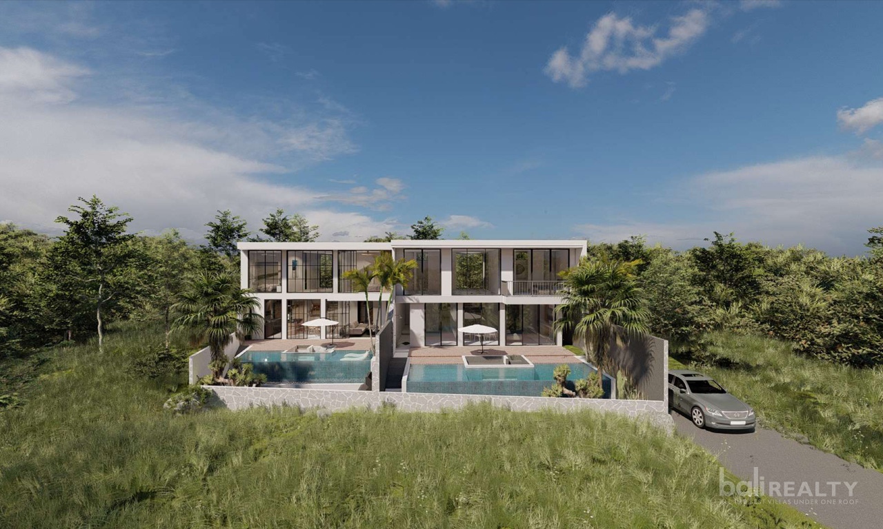 Luxury and Affordability Meet at This 2-Bedroom Villa with Private Pool in Canggu. Villas in Bali for Sale: Villa in Canggu, Bali for 300 Thousands USD. Leasehold. Main Photo