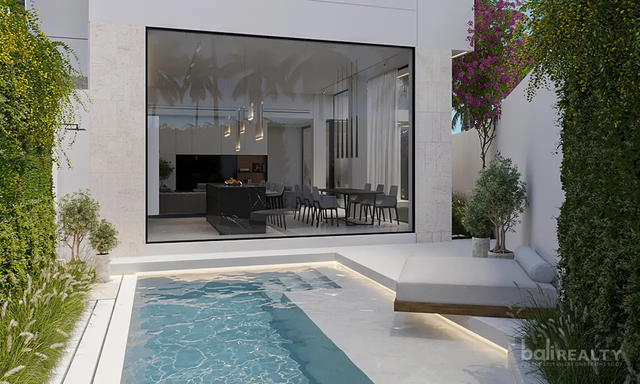 Promising ROI Opportunity: Sophisticated High-End Three-Bedroom Villa Near Berawa Beach. Villas in Bali for Sale: Villa in Canggu, Bali for 525 Thousands GBP. Leasehold. Main Photo