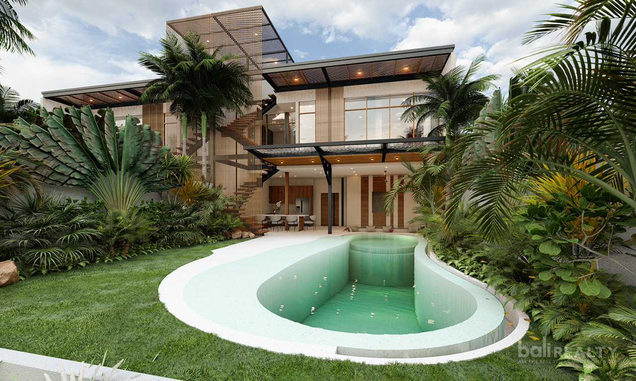 Modern Architectural 2 Bedroom Villa, Stunning Design. Villas in Bali for Sale: Villa in Canggu, Bali for 14,8 Million TWD. Leasehold. Main Photo