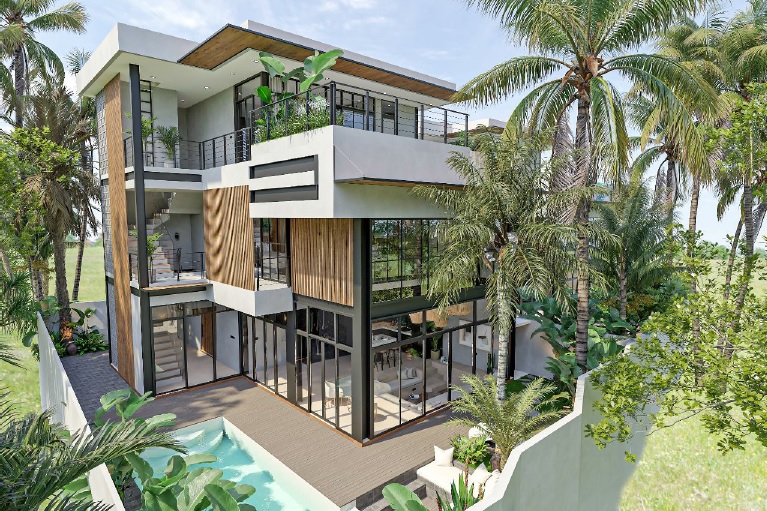Serene living, stunning views and lucrative investment potential in Pererenan await!. Villas in Bali for Sale: Villa in Canggu, Bali for 10,0 Billion IDR. Leasehold. Main Photo