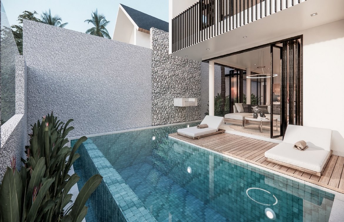 Charming freehold villa with rice field view near the beach in Cemagi. Villas in Bali for Sale: Villa in Canggu, Bali for 15,2 Million THB. Freehold. Main Photo