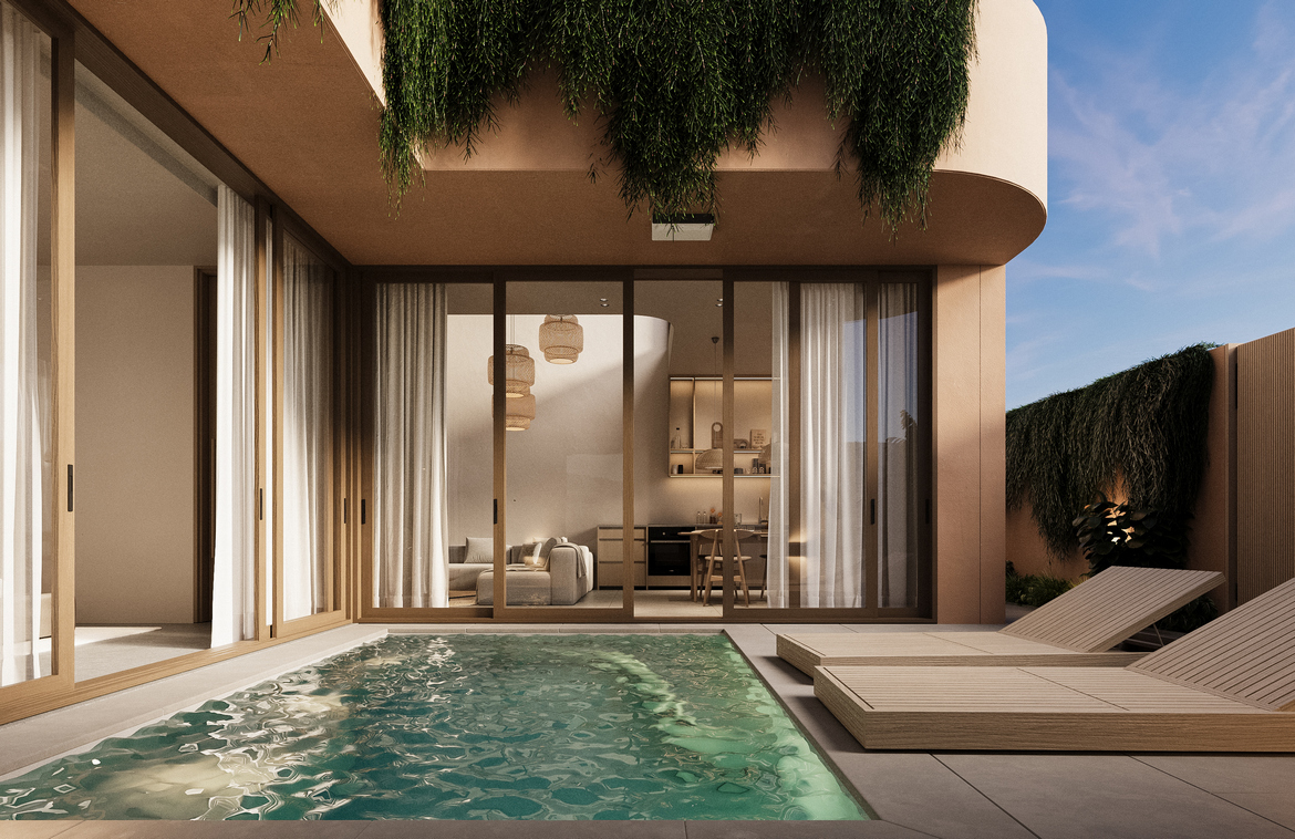 Exclusive 2-bedroom villa with rooftop terrace in Berawa. Villas in Bali for Sale: Villa in Canggu, Bali for 7,6 Million THB. Leasehold. Main Photo