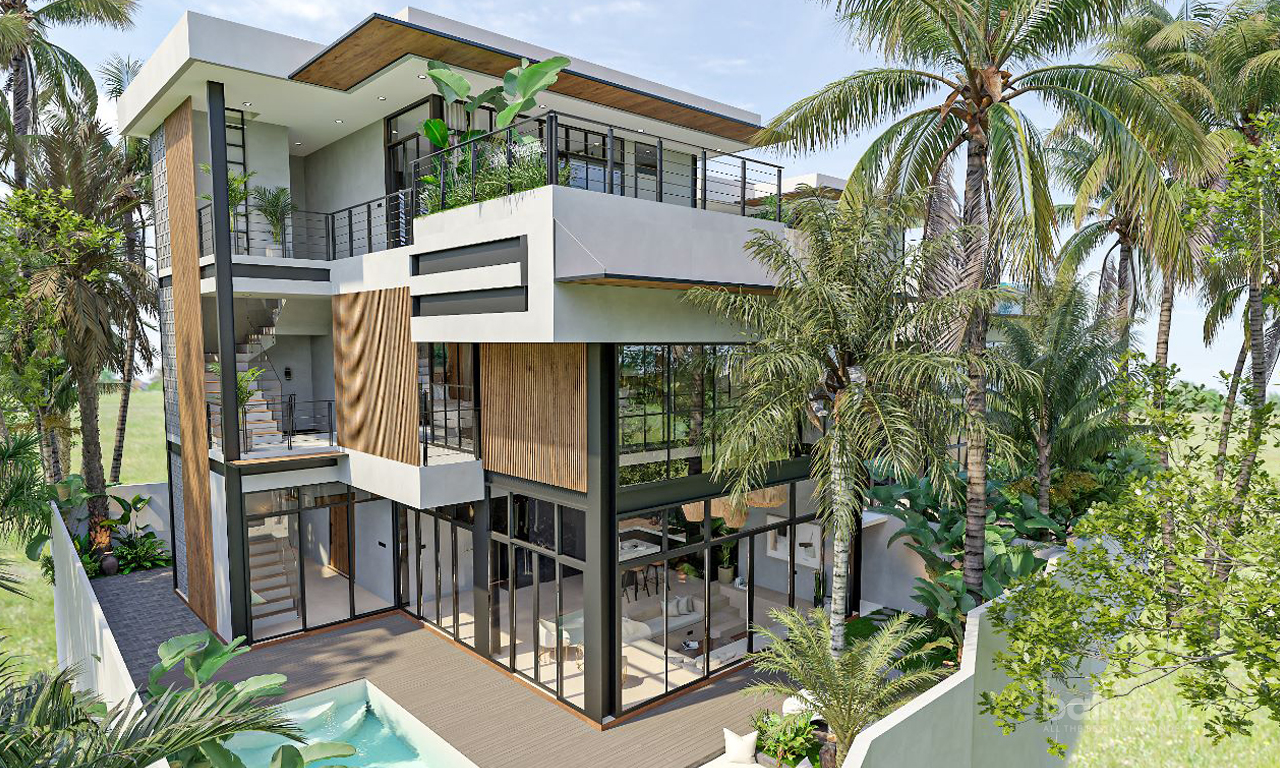 Exquisite Four-Bedroom Villa with Ocean Views Just Steps Away from Lima Beach, Pererenan. Villas in Bali for Sale: Villa in Canggu, Bali for 472 Thousands GBP. Leasehold. Main Photo