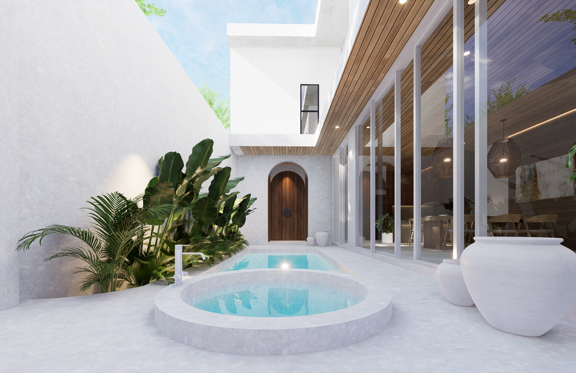 Modern 3-bedroom villa in Tumbak Bayuh for lease. Villas in Bali for Sale: Villa in Canggu, Bali for 284 Thousands AUD. Leasehold. Main Photo