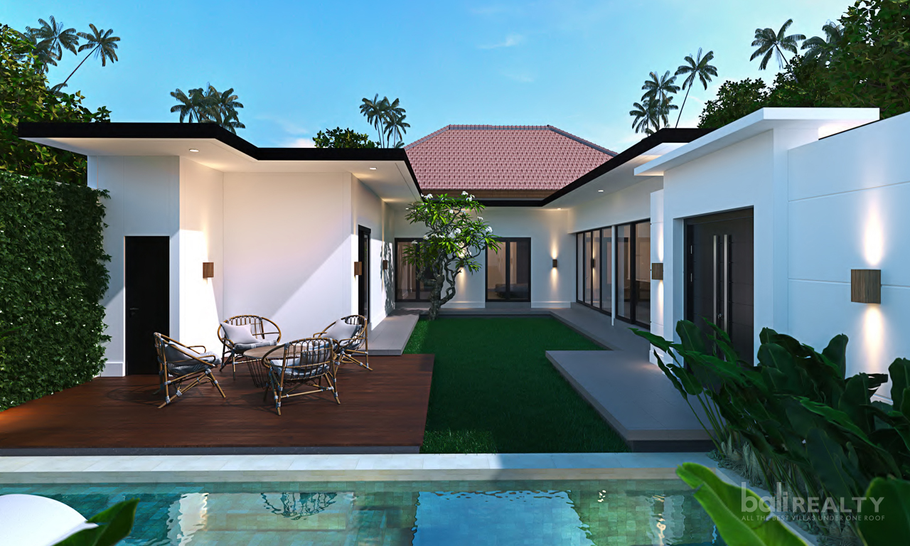 Timeless Contemporary Three-Bedroom Villa with Long Lease in Coveted Canggu. Villas in Bali for Sale: Villa in Canggu, Bali for 178 Thousands GBP. Leasehold. Main Photo