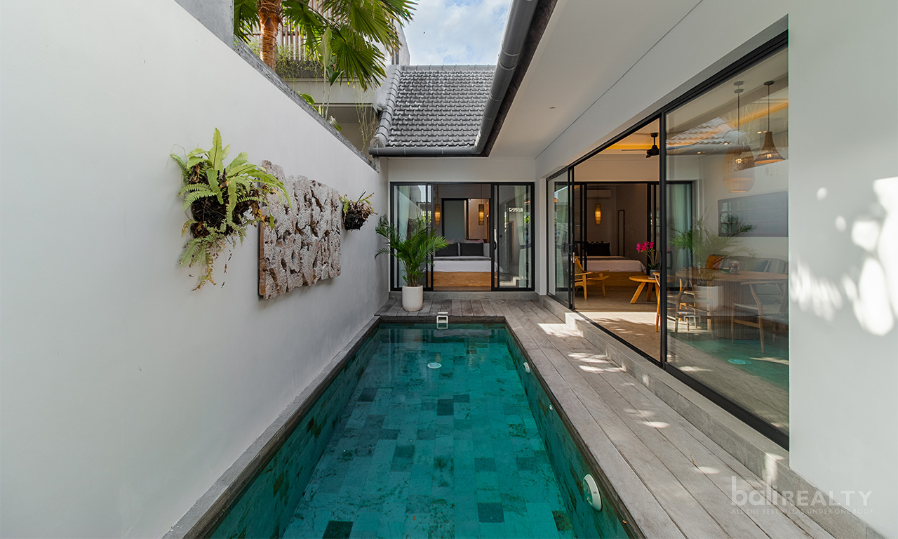 Modern Two-Bedroom Leasehold Villa in Tumbak Bayuh, Minutes from Pererenan Beach. Villas in Bali for Sale: Villa in Canggu, Bali for 6,7 Million INR. Leasehold. Main Photo